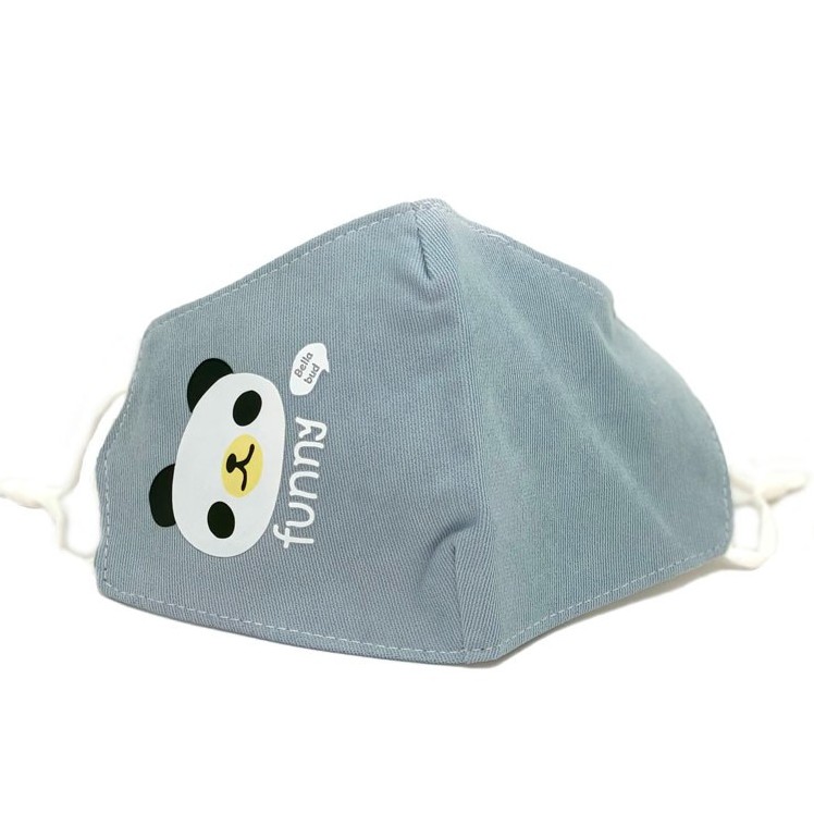 

La Floret 1 pc Masker Kain anak (3-10 tahun) 3 ply Breathable Silky Cotton Twill Kids Mask