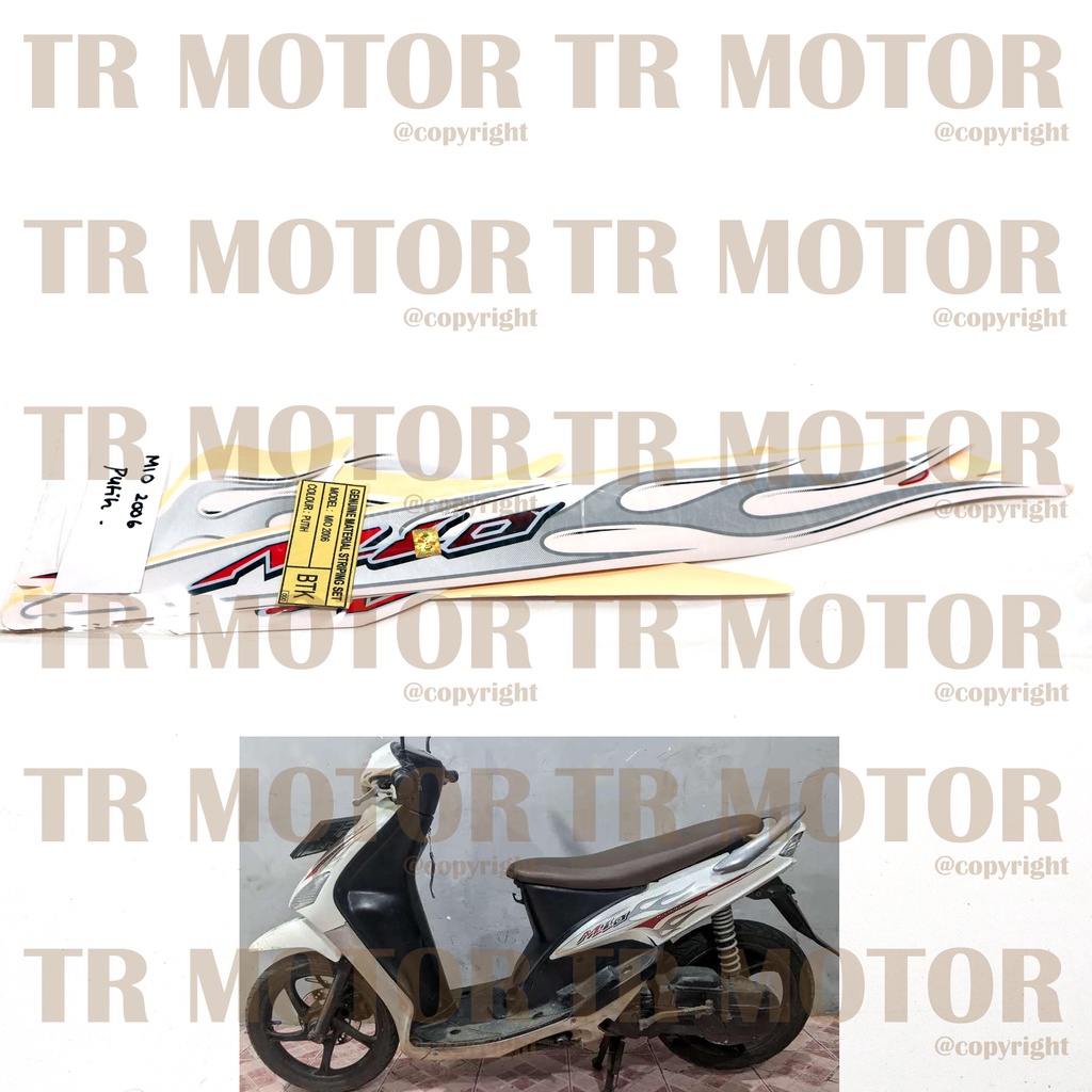 Stiker Motor Mio 2006 Sticker Striping Full Set Body Motor