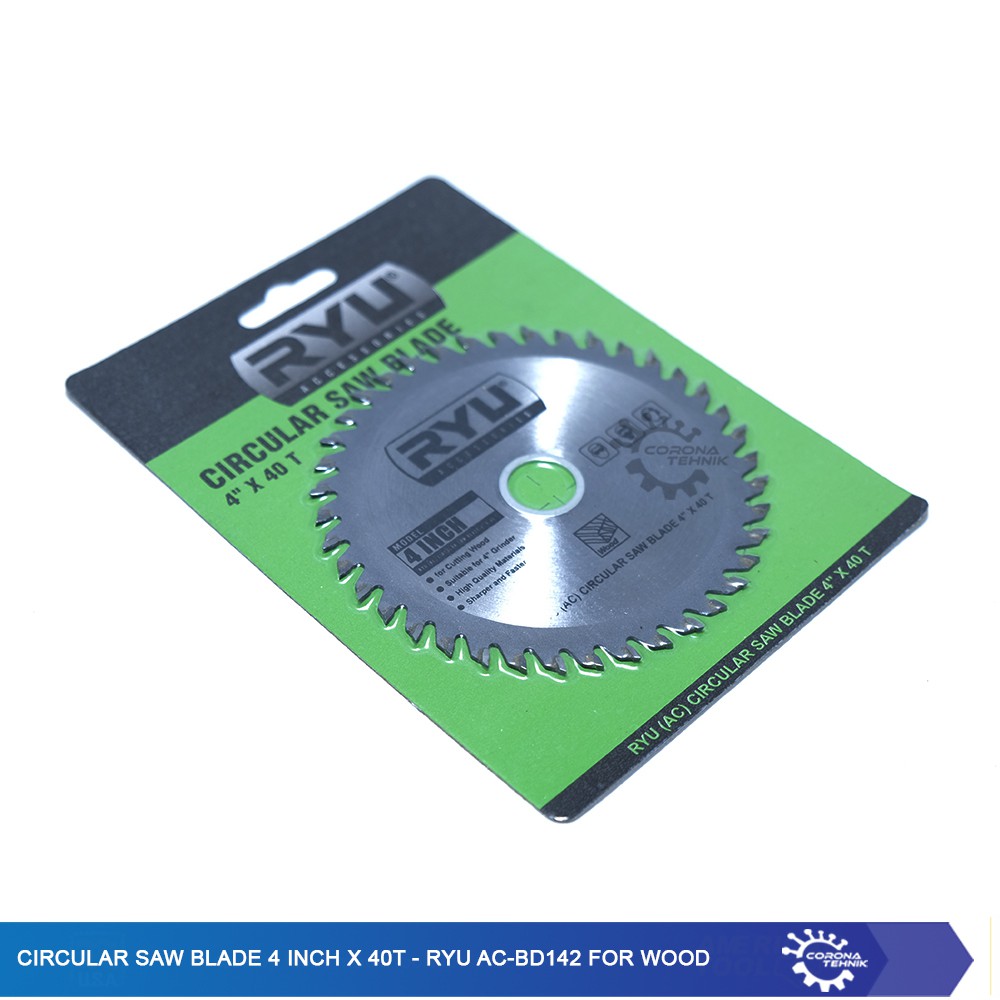 RYU AC-BD142 for Wood - Circular Saw Blade 4 Inch x 40T