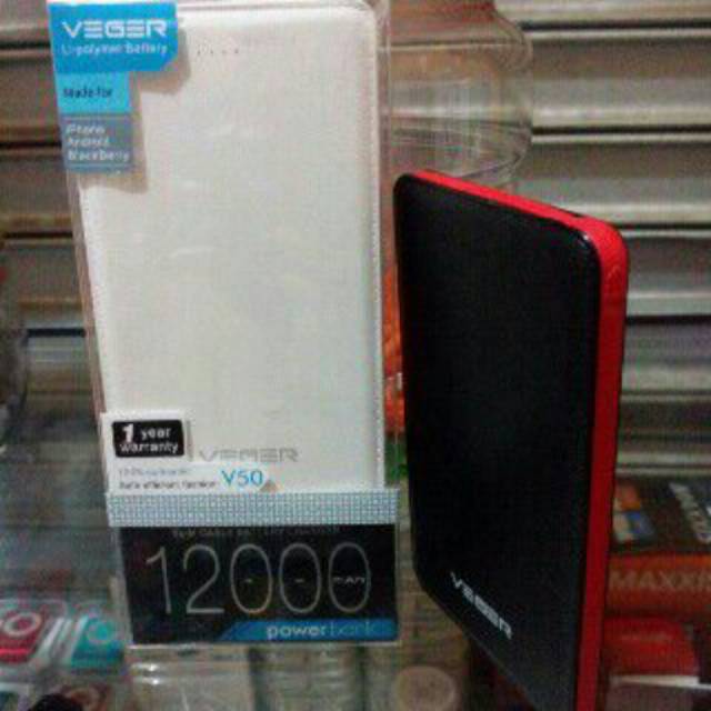 Powerbank veger 12000Mah