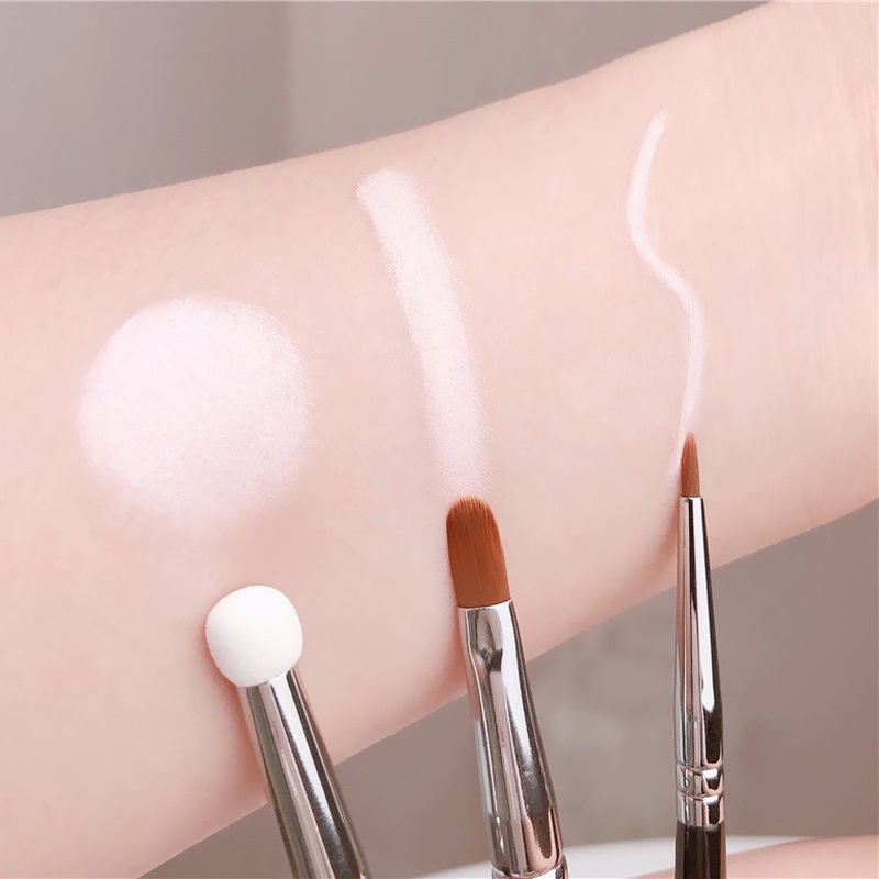 T301 Brush Spons Makeup Dua Sisi Untuk Concealer / Eyeliner / Lingkar Hitam