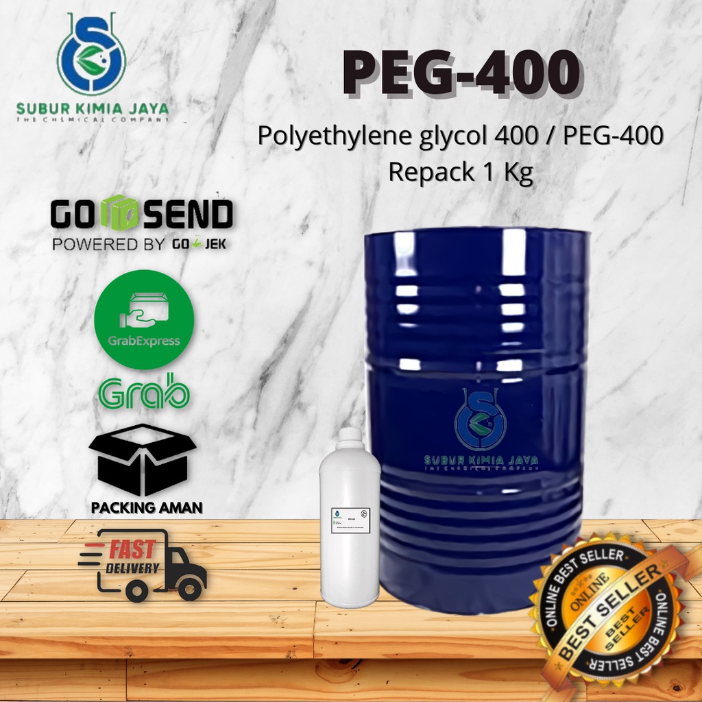 

PEG 400 / 1000 gr / Polyethylene Glycol 400 TEKNIS Premium