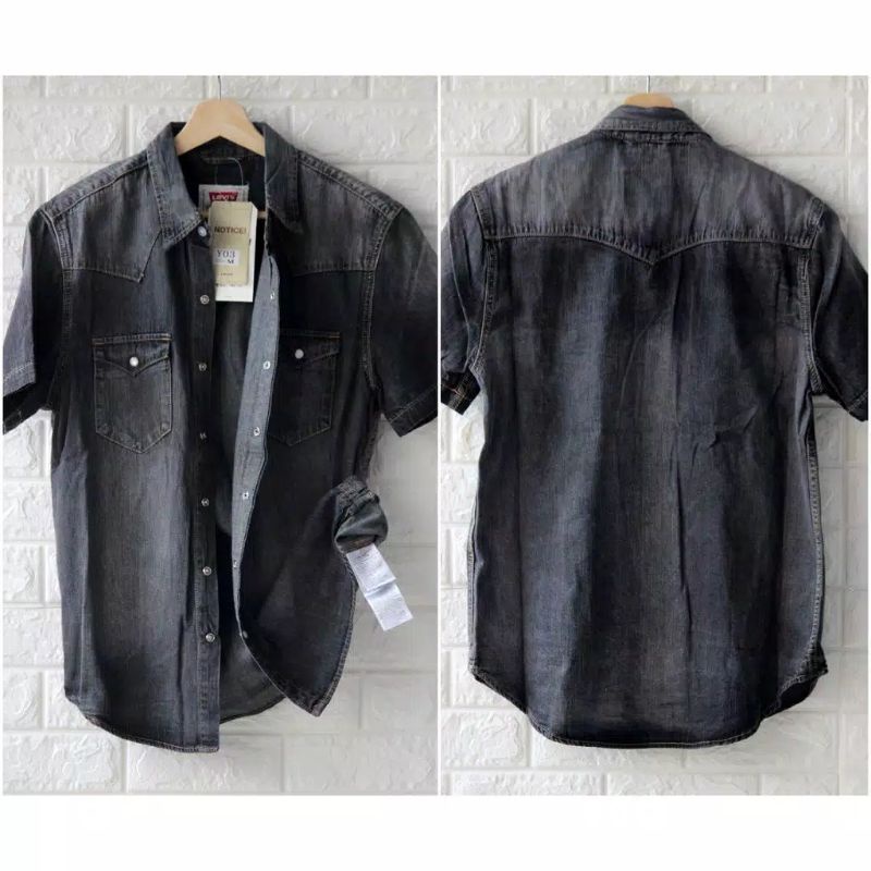 KEMEJA PENDEK PRIA LEVIS IMPORT USA