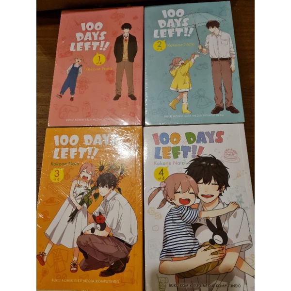 Komik 100 Days Left set 1-4 segel ori