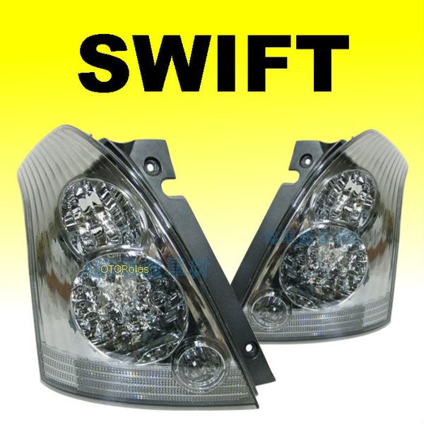 LAMPU STOP LAMP BELAKANG SUZUKI SWIFT 2009 2008 2007 2010 2011 DEPO GT 2 3 REM MUNDUR LED SMOKE