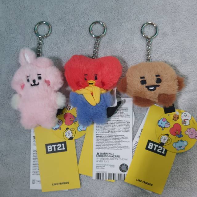 Baby Flat Fur Bag Charm BT21
