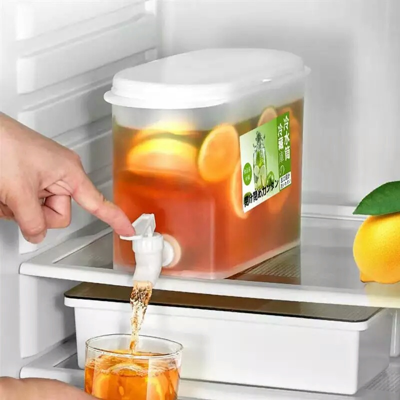 Dispenser Minum 3.5L Kulkas / Teko Air Portable / Drink Water Jar / Juice Dispenser