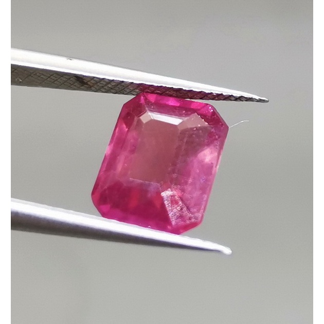 Batu Permata Natural Ruby Asli Merah Delima kotak Afrika