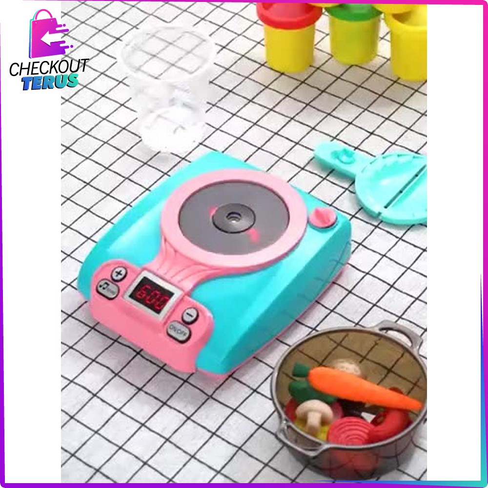 CT M150 M152 Mainan Masak Masakan KOMPOR UAP Set Anak Perempuan Kitchen Set Mainan Dapur Anak Pretend Play