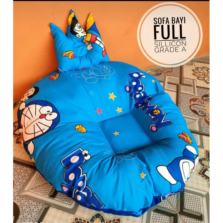 Sofa Bayi 2in1 Multifungsi Kasur Bayi / Baby Lounger Free Bantal mahkota