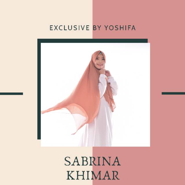 SABRINA &amp; AISYAH KHIMAR FREE MASKER HIAS CANTIK