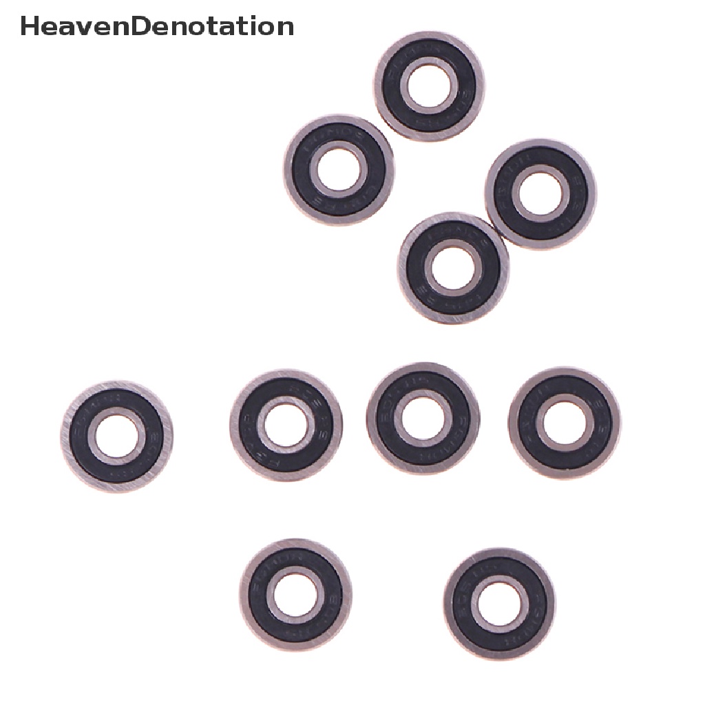 (Heavendenotation) 10pcs Bearing 605rs Ukuran 5x14 X 5mm Bahan Carbon Steel