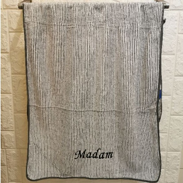 VL - COD MURAH HANDUK MICROFIBER UK 70 X 140 (MADAM DAN MISTER) - TOWEL COUPLE MR AND MRS