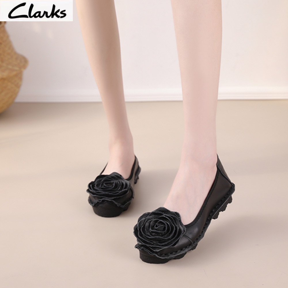 Clarks new pita Sepatu woman clarks flat wanita kulit asli Sepatu Wanita melati