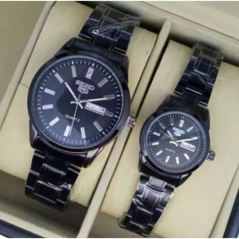 (READY STOCK)JAM SEIKO COUPLE WATERRESSIST ANTI AIR