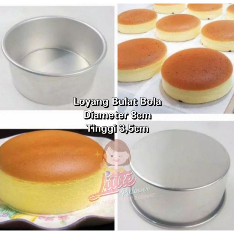 LPD( KC8 ) loyang bulat mini anti lengket - loyang kue korean cake