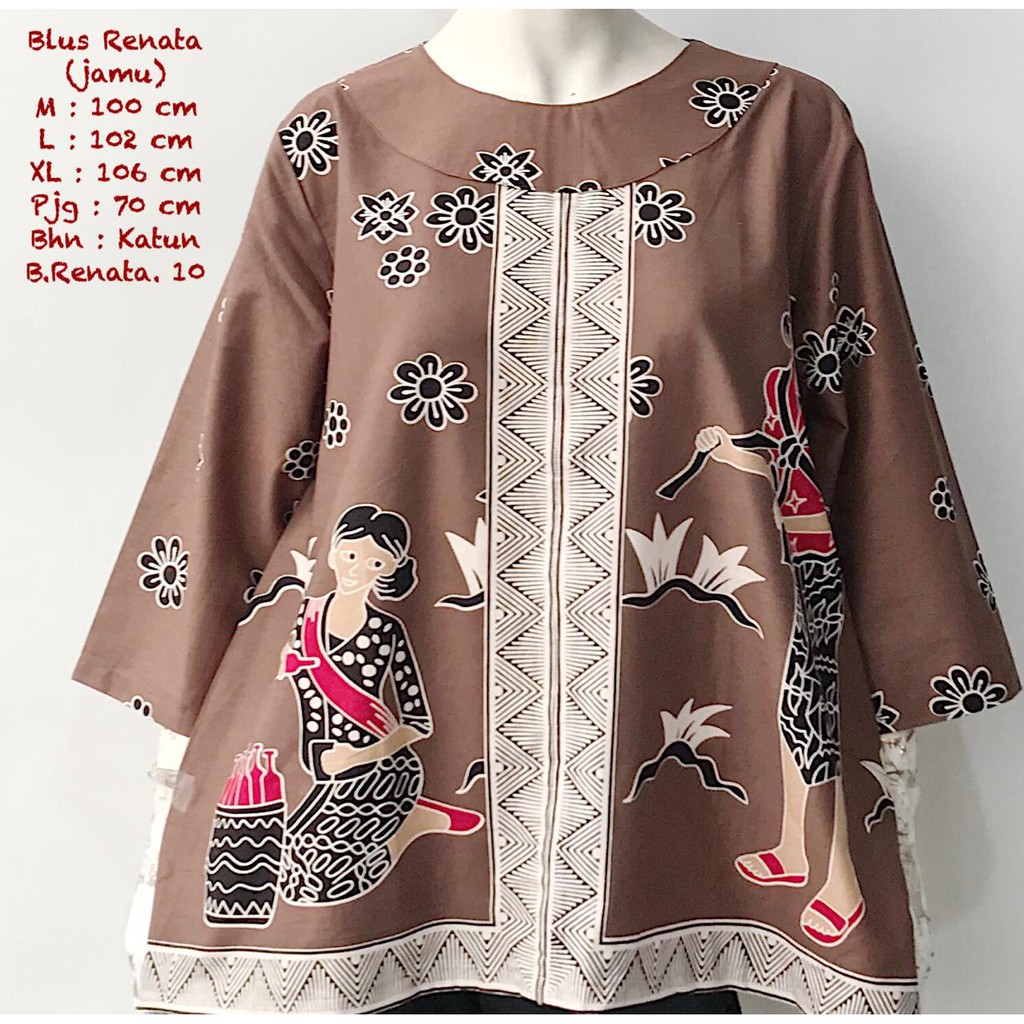 Blus Renata | Atasan Batik Wanita