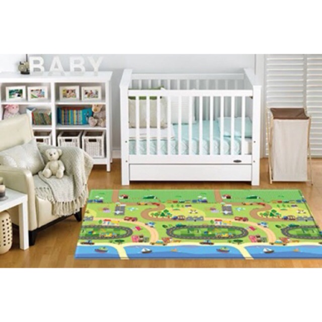 Preloved Playmat PVC merk Babycare Size L | Alas main bayi Baby Care