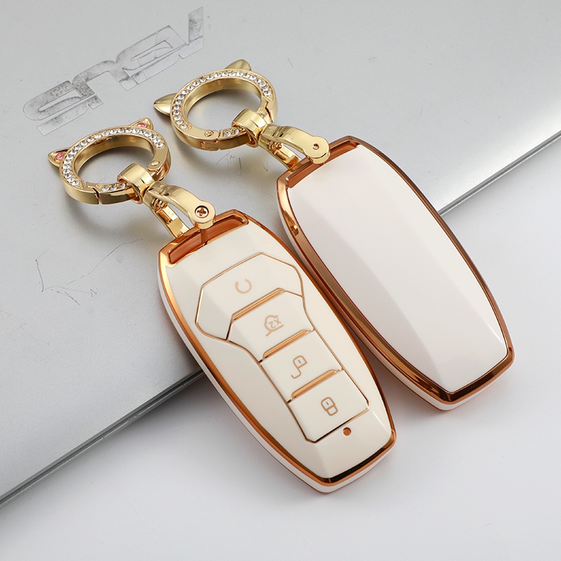 Case Pelindung Remote Kunci Mobil Bahan TPU Untuk BYD Tang Second Generation Song Pro QIn Pro