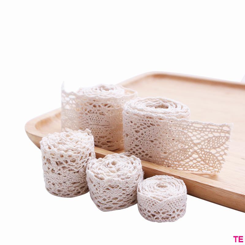 5m Kain  Katun  Lace Hollow Handmade Diy Untuk Pakaian 