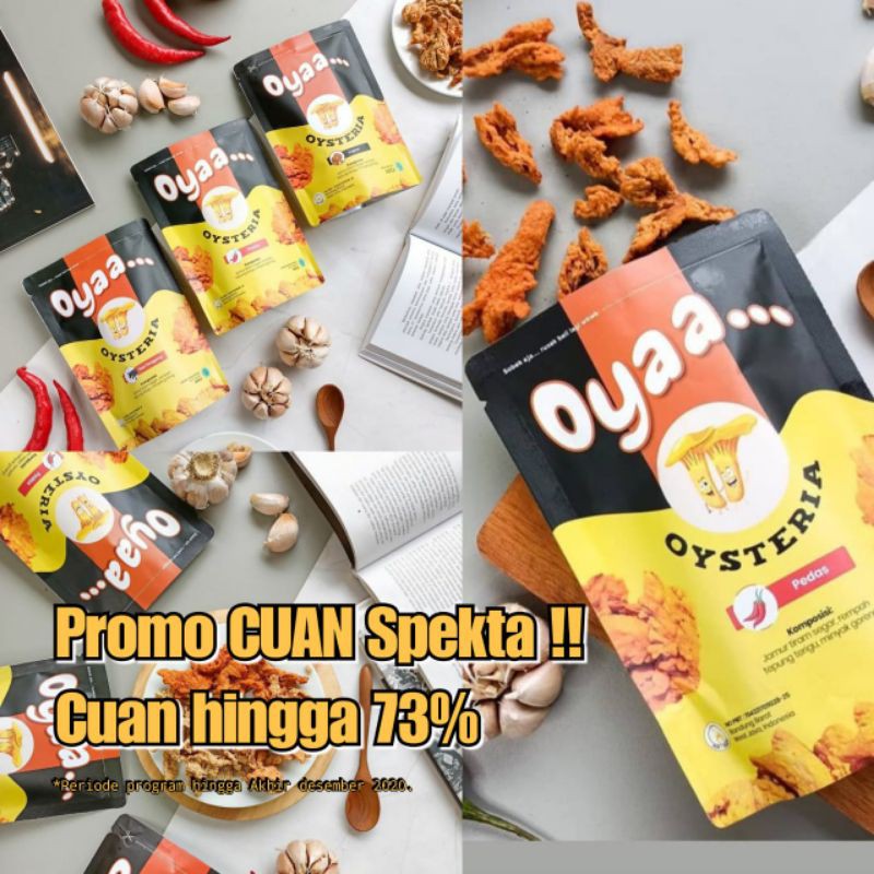 

Cemilan Jamur Crispy Oysteria