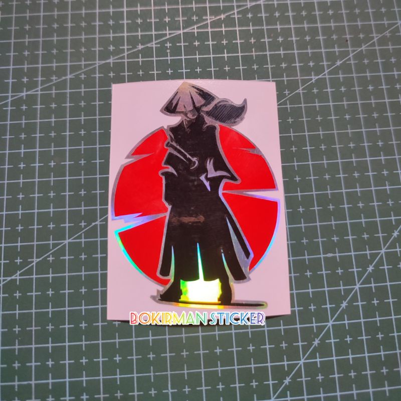 STICKER NINJA SAMURAI KANJI JEPANG CUTTING