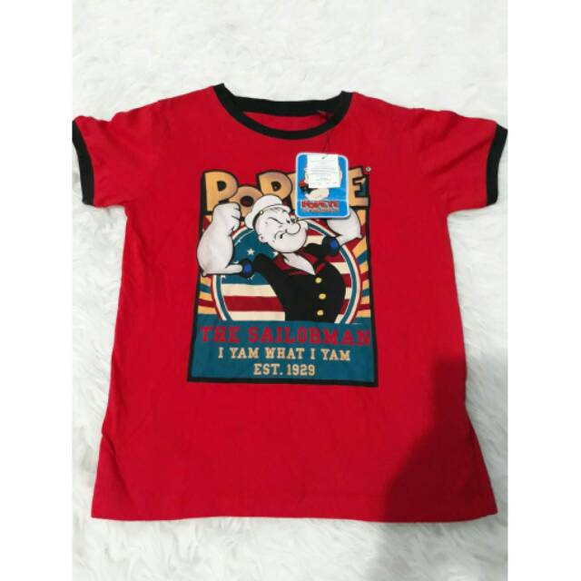 Kaos anak popeye