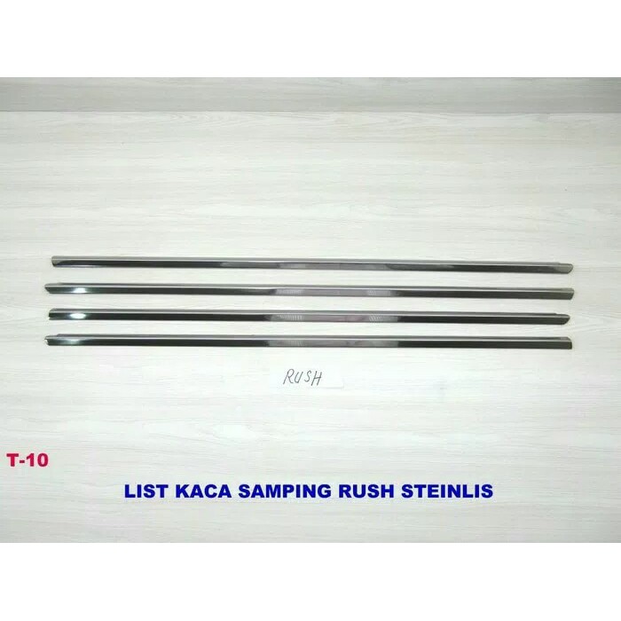 list kaca samping rush / terios stainless