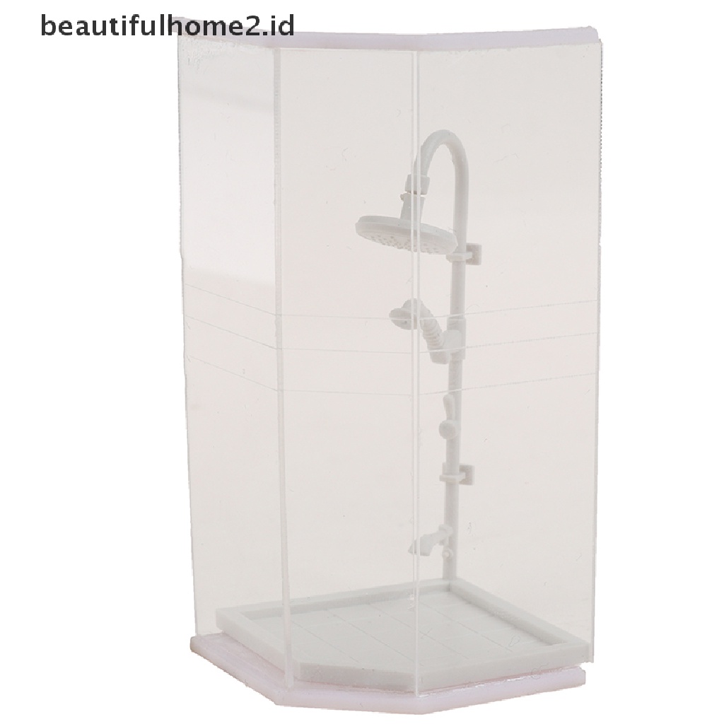 (Beautifulhome2.Id) Mainan Miniatur Kamar Mandi / Toilet / Wastafel / Bathtub Skala 1: 25 Untuk Dekorasi Rumah Boneka