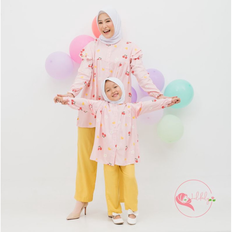 one set couple ibu anak happy set