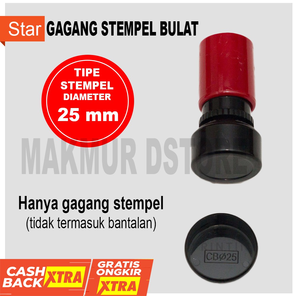 

gagang stempel diameter 25