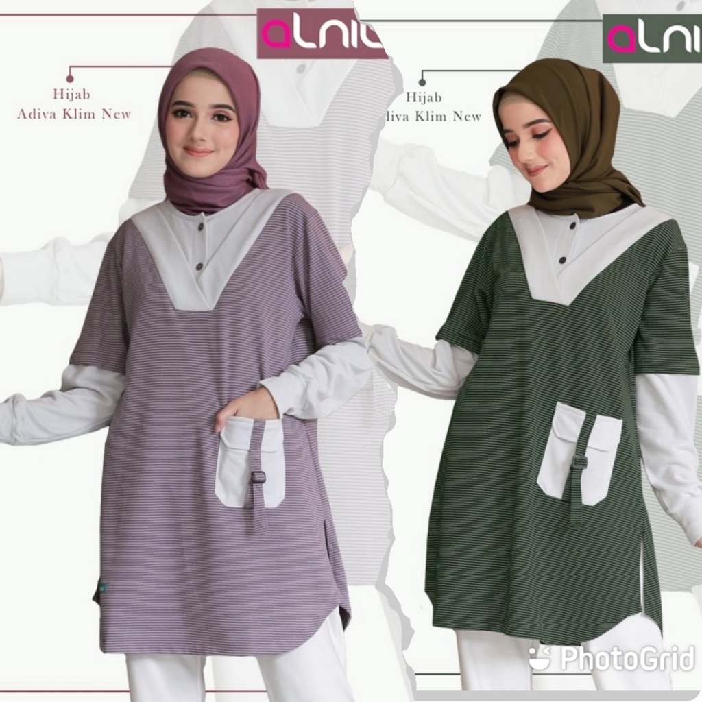 ATASAN TUNIK ALNITA LIVIA/TUNIK MURAH/TUNIK JUMBO/ALNITA LIVIA