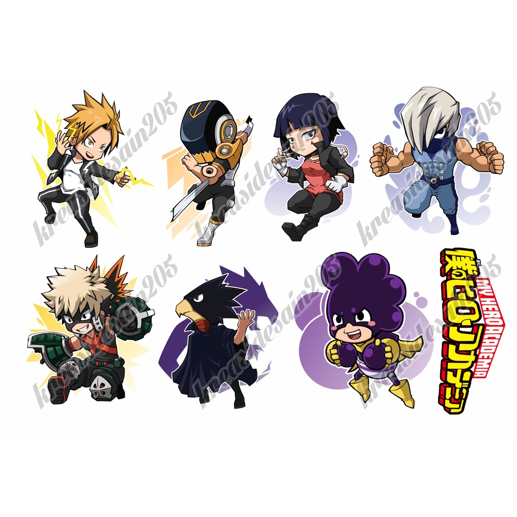 

stiker anime /boku no hero/ bakugou/stiker laptop /stiker kulkas/ chibi /stiker hp/stiker ukuran a5