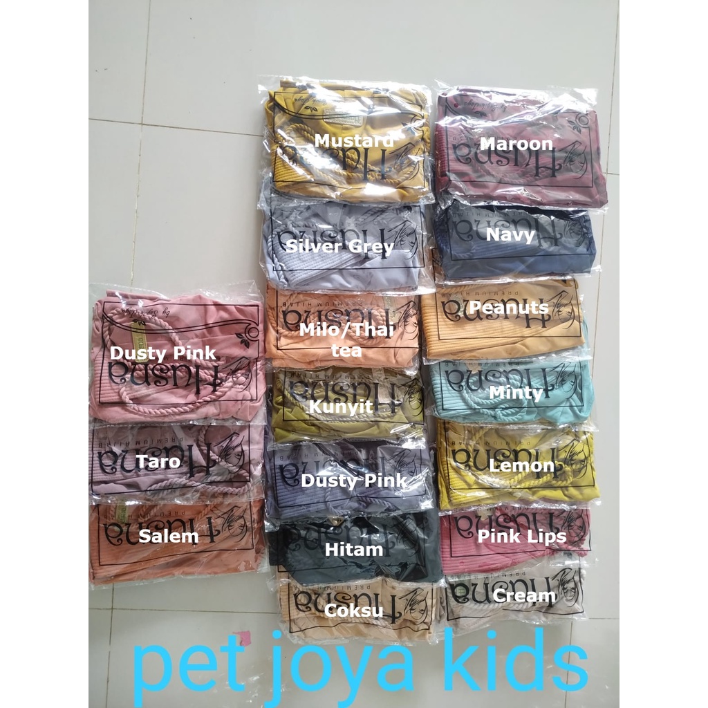 Husna Bergo Pet Ropel Zoya Anak Jersey Premium