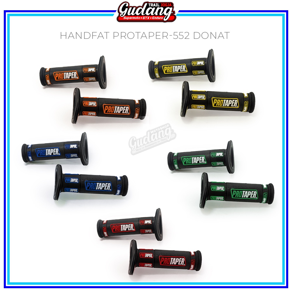 Handgrip Handfat Hanfat Karet Stang PROTAPER CLAMP ON Polos Transparant