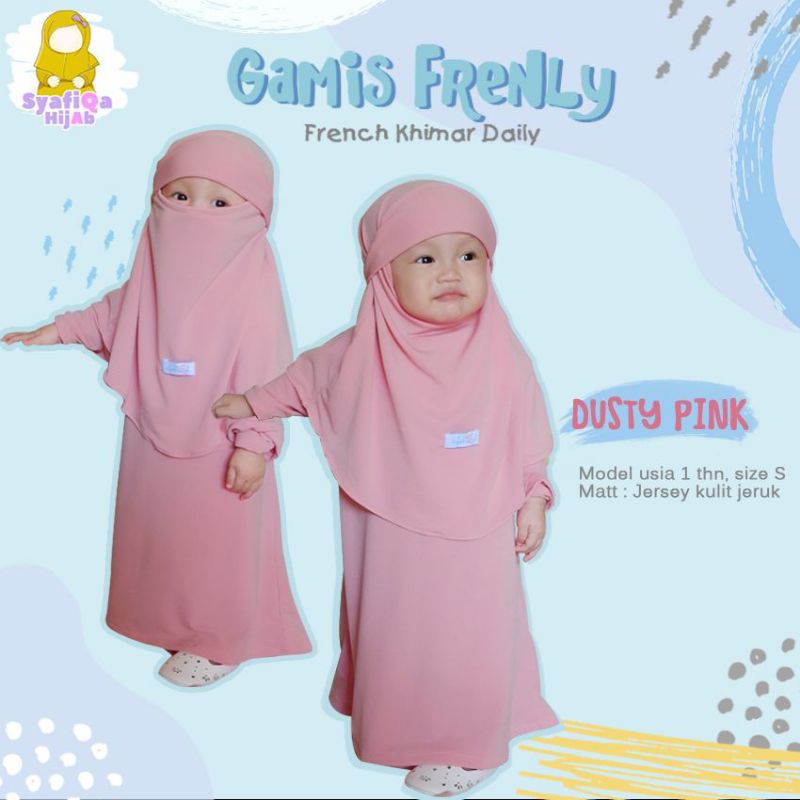 Gamis Anak Frenly by Syafiqa Hijab