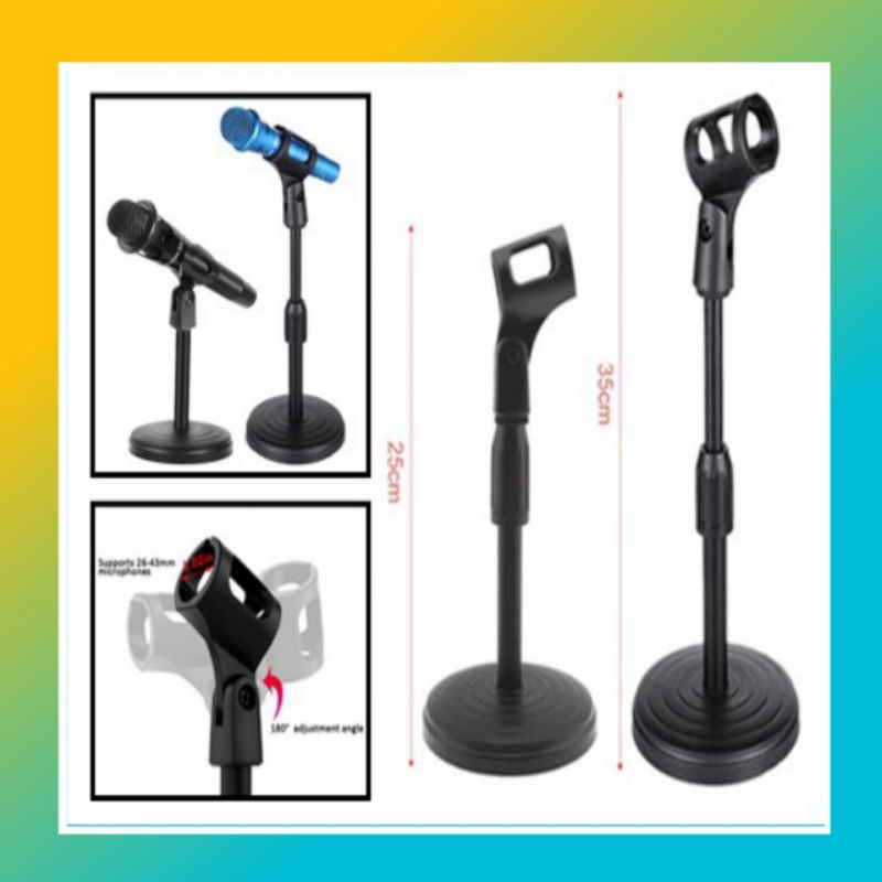 Holder Stand Mic crophone Meja / Stand Mic Holder