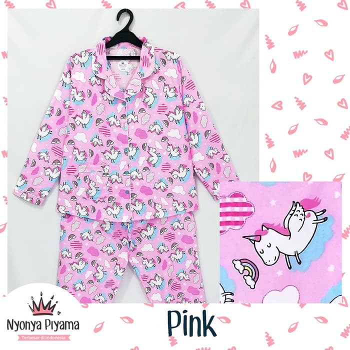 Baju Tidur Unicorn Lengan Panjang BAJUKU Baju Tidur Unicorn Lengan Panjang BAJUKU