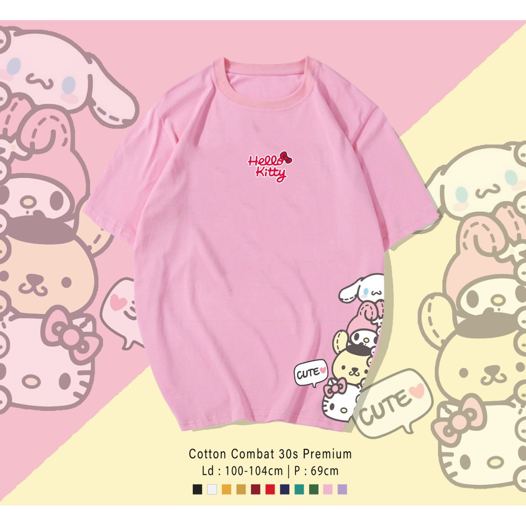 HELLO KITTY LUCU KARAKTER FAMILY LOGO DESIGN KITTY  / TERMURAH PREMIUM