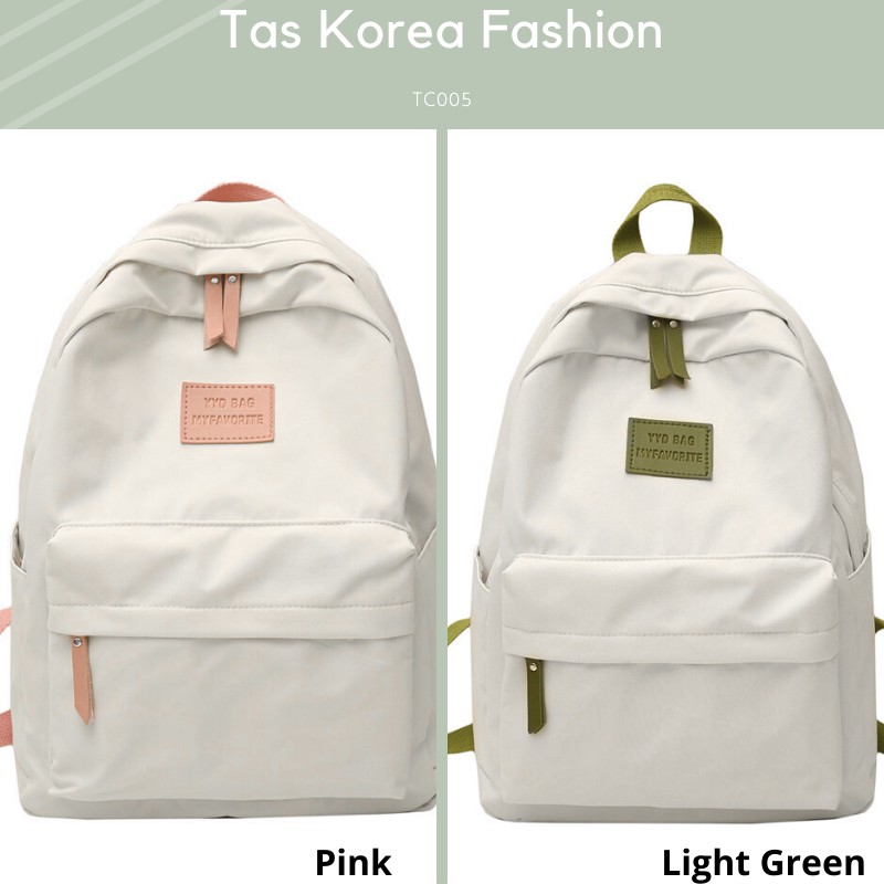 Tas backpack / ransel punggung wanita model korea bahan import stylish fashion bisa formal TC005