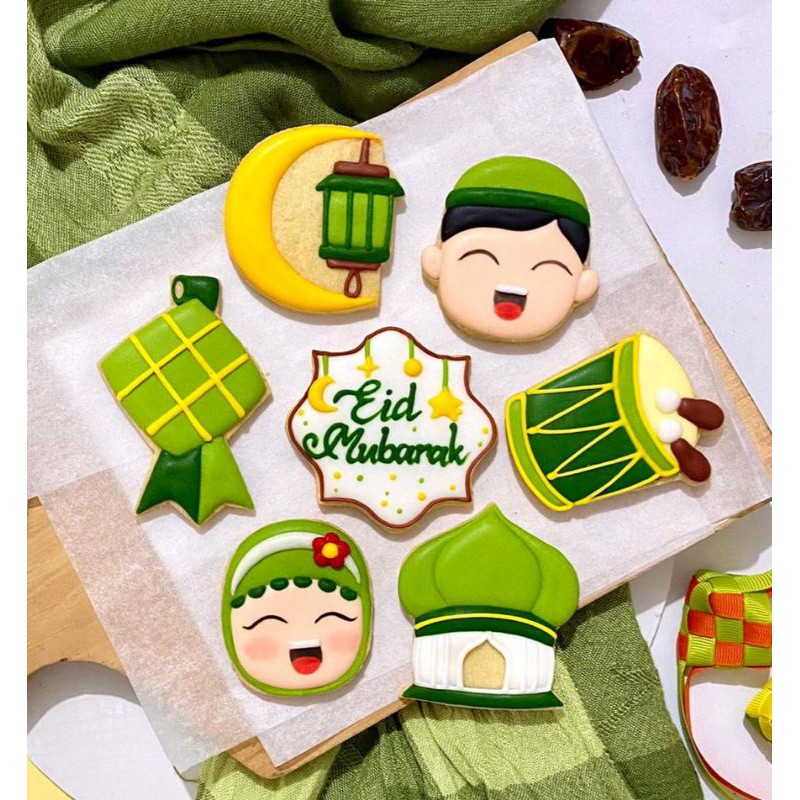 

Cookies Character Wysman Lebaran Unik /Biskuit Idul fitri / Kue Kering Icing Enak