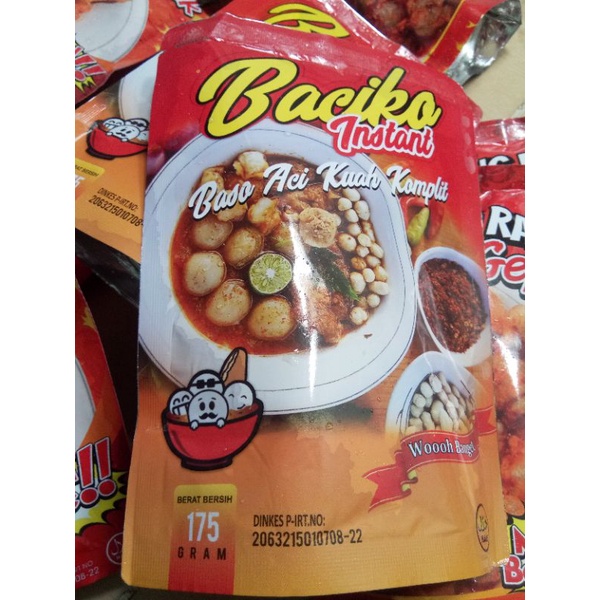 

BACIKO TULANG RANGU DAN BASO ACI