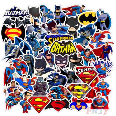 

(BISA COD) S48 STICKER 45 PCS BATMAN VS SUPERMAN DESIGN SPECIAL Kode 1252