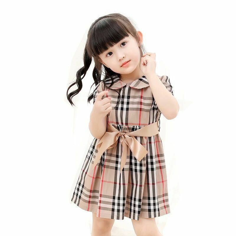 YUKi dress/gaun anak perempuan motif blubery