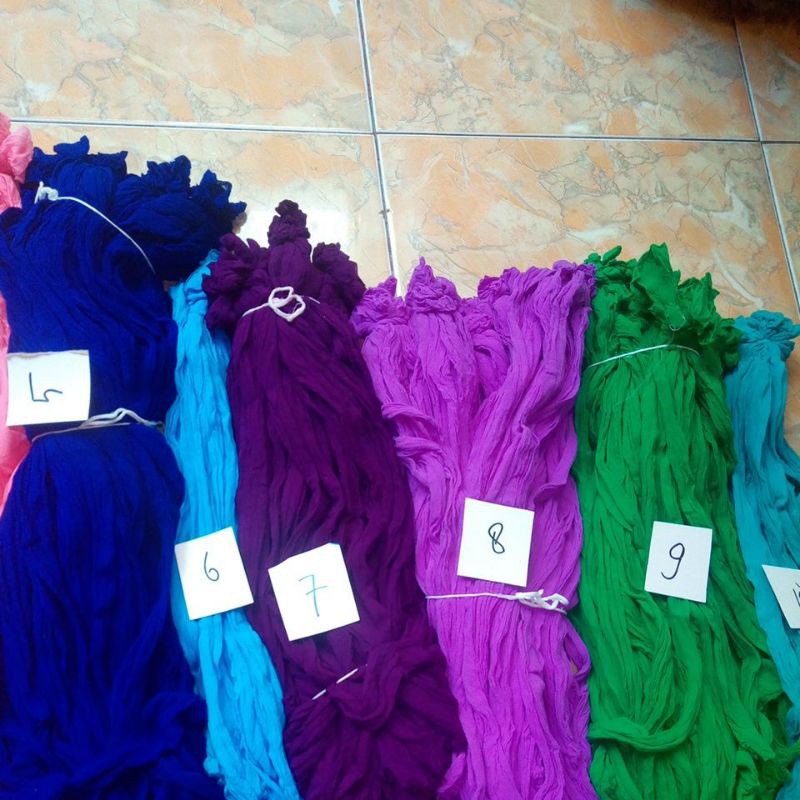 Kain stocking/stoking polos,tulis warna di kolom pesan sesuai gambar