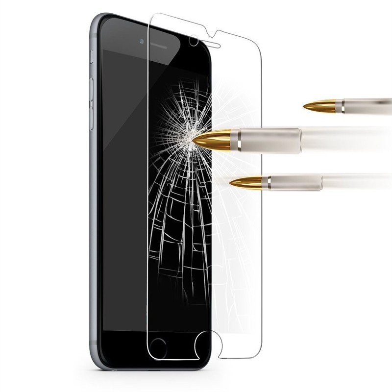 [Bayar Di Tempat]Tempered Glass Pelindung Layar iPhone X 5 5c 5s 6 6 6s 7 8 Plus iPhone 12 Pro Max