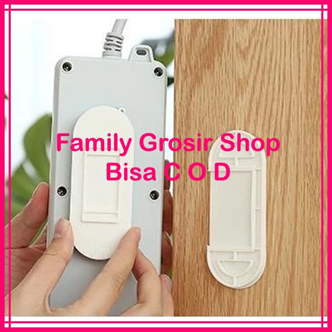 Gantungan Tempel Socket 1 pasang Male Female untuk alat listrik, hiasan dinding dll