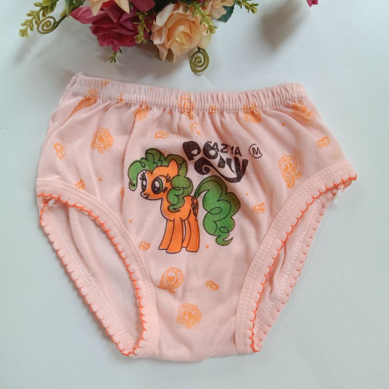 Obral 12 Pcs Celana Dalam Anak Perempuan Murah Motif Little Pony