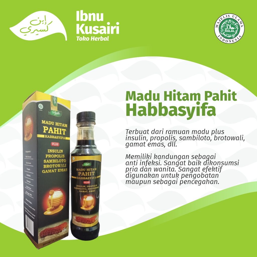 

Madu Hitam Pahit Habbasyifa 470 gr
