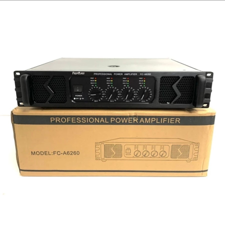 Power audio 4 channel firstclass fc a6260 amplifier fca6260 ampli